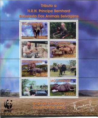 MOZAMBICO 2002 W.W.F. YV.1877/80 IN MF