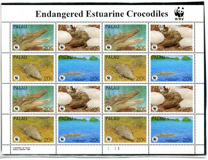 PALAU 1994 W.W.F. YV.618/21 IN MF