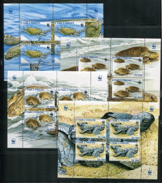 SAO TOME' E PRINCIPE 2001 W.W.F. YV.1321/24 IN MF