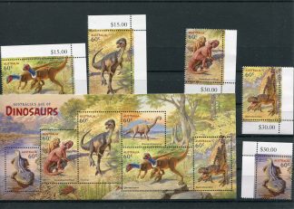 AUSTRALIA 2013 DINOSAURI YV.3865/70+BF173
