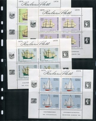 ARGENTINA 1979 NAVI E NAVIGATORI  YV.1185/88