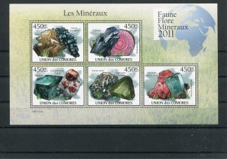 COMORES 2011 MINERALI  YV.2205/09