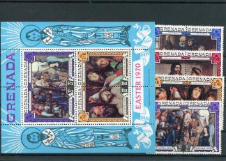 GRENADA 1970 PASQUA YV.331/38+BF3