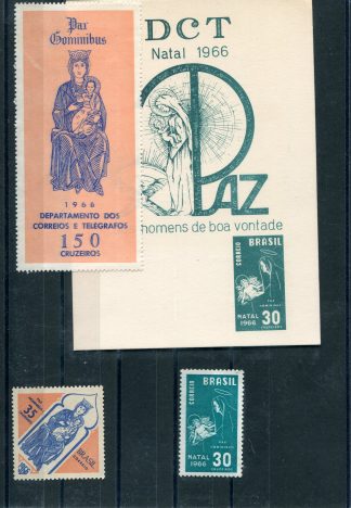 BRASILE 1966 NATALE YV.808/10 + IP