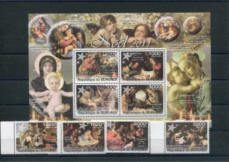 BURUNDI 2011 NATALE YV.1301/04+BF176