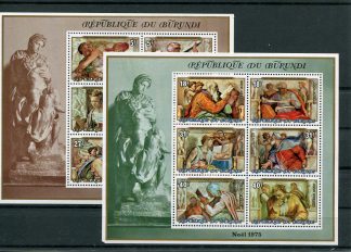BURUNDI 1975 NATALE YV.BF84/85