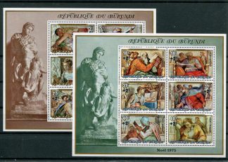 BURUNDI 1975 NATALE YV.BF86/87