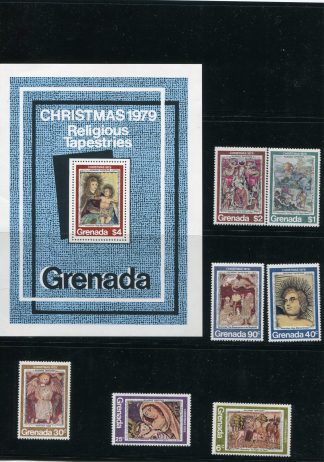 GRENADA 1979 NATALE YV.883/89+BF83