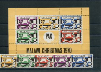 MALAWI 1970 NATALE YV.138/42+BF20