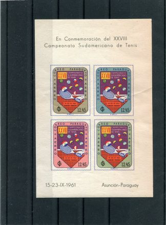 PARAGUAY 1961 SPORT YV.BF8