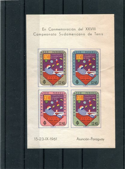 PARAGUAY 1961 SPORT YV.BF8