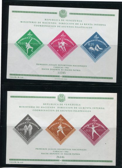 VENEZUELA 1962 SPORT YV.BF8/9