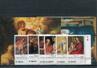ANTIGUA 1995 NATALE YV.1986/91+BF329/30