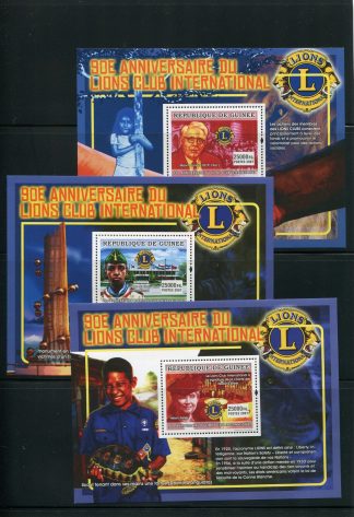 GUINEA 2007 PERSONAGGI YV. BF753/55
