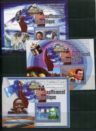 GUINEA 2007 PERSONAGGI YV. BF816/18