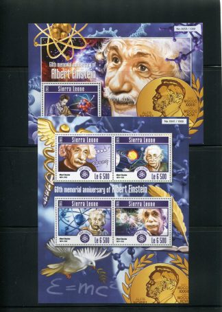 SIERRA LEONE 2015  PERSONAGGI YV. 5217/20+BF766