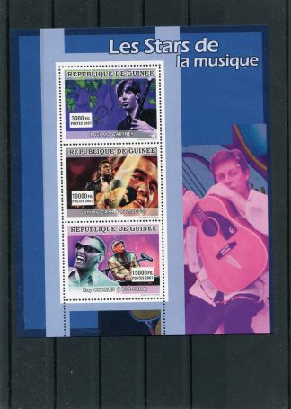 GUINEA 2007 MUSICA E CANTANTI  YV. 3089/91