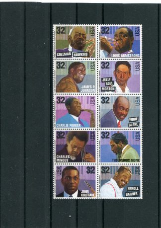 STATI UNITI 1995 MUSICA E CANTANTI  UNIF.2741/50