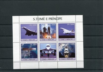 SAO TOME' E PRINCIPE 2003  SPAZIO  YV. 1602/07