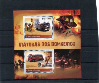 SAO TOME' E PRINCIPE 2011 VIGILI DEL FUOCO YV. 3852/53