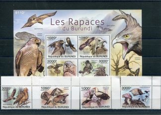 BURUNDI 2011 FAUNA  YV. 1193/96+BF149