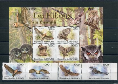 BURUNDI 2011 FAUNA  YV. 1221/24+BF156