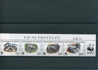 BENIN 1999 W.W.F. YV.898/901