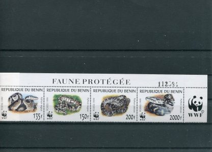 BENIN 1999 W.W.F. YV.898/901