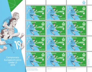 2019 - 7 maggio -Campionato Europeo di Calcio Under 21 2019 Minifoglio