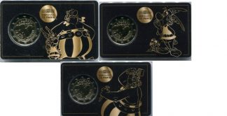 2019 FRANCIA - Asterix - 3 coin card