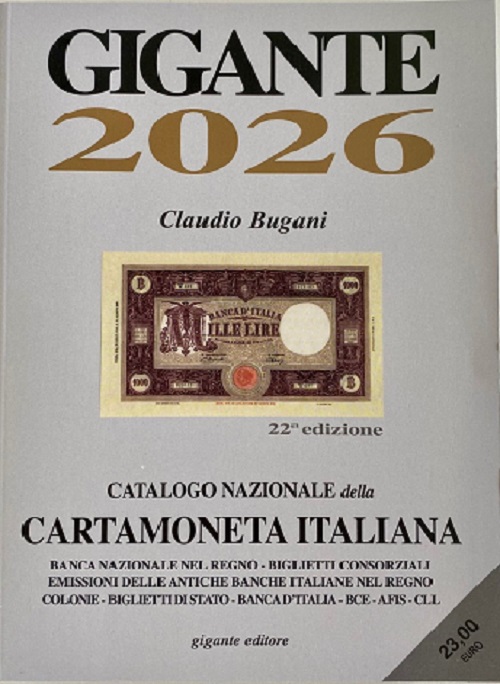 Catalogo GIGANTE Cartamoneta 2026