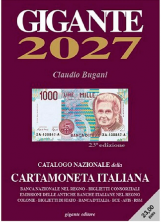 Novità!!! Catalogo GIGANTE Cartamoneta 2027