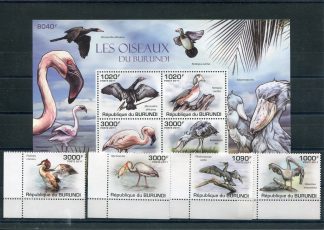 BURUNDI 2011 FAUNA  YV. 1229/32+BF158