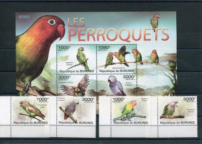 BURUNDI 2011 FAUNA  YV. 1237/40+BF160
