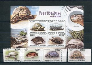 BURUNDI 2011 FAUNA  YV. 1249/52+BF163