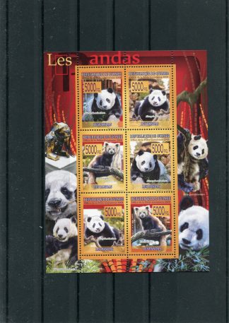 GUINEA 2008 FAUNA YV.3435/40