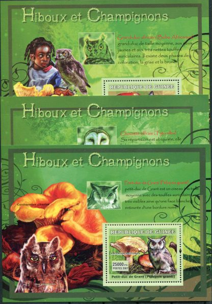 GUINEA 2007 FAUNA  YV.BF519/21