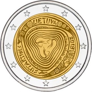 2_euro_commemorativo_lituania_2019_sutartines