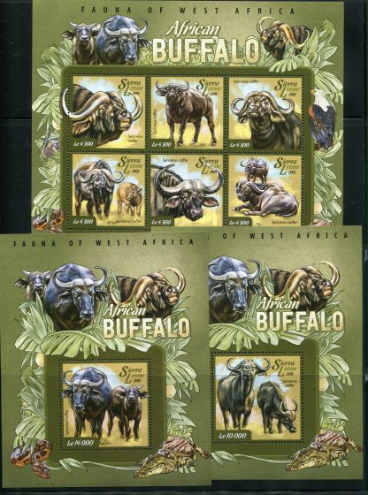 SIERRA LEONE 2015 FAUNA YV.4963/68+BF693/94