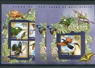 SIERRA LEONE 2015 FAUNA YV.4993/98+BF703/04