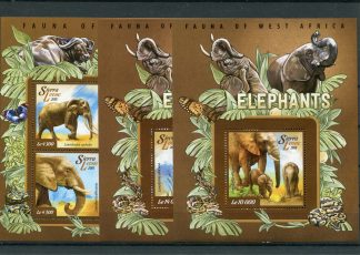 SIERRA LEONE 2015 FAUNA YV.5011/16+BF709/10
