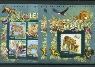 SIERRA LEONE 2015 FAUNA YV.5029/34+BF715/16