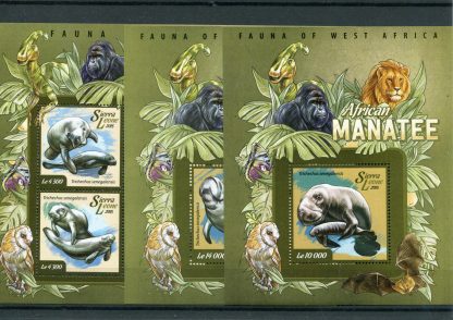 SIERRA LEONE 2015 FAUNA YV.5041/46+BF719/10