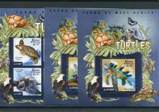SIERRA LEONE 2015 FAUNA YV.5065/70+BF727/28