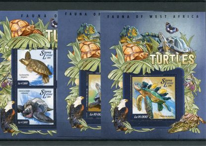 SIERRA LEONE 2015 FAUNA YV.5065/70+BF727/28