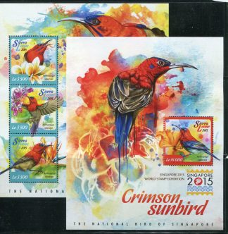 SIERRA LEONE 2015 FAUNA YV.5157/60+BF751