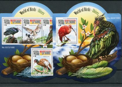 SIERRA LEONE 2015 FAUNA YV.5449/52+BF822