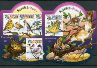 SIERRA LEONE 2015 FAUNA YV.5473/76+BF828