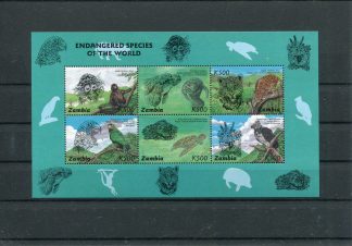 ZAMBIA 1996 FAUNA YV.631/36