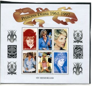 GHANA 1997 RE E REGINE  YV.2140/45
